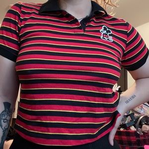 Forever 21 Mickey Mouse Collared Shirt